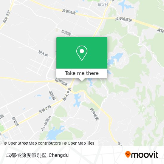 成都桃源度假别墅 map