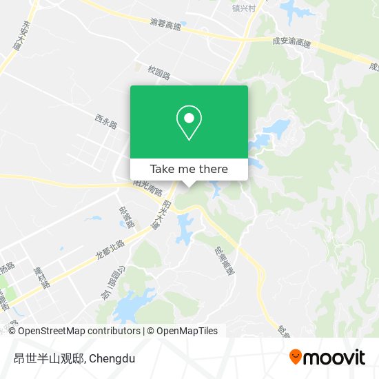 昂世半山观邸 map