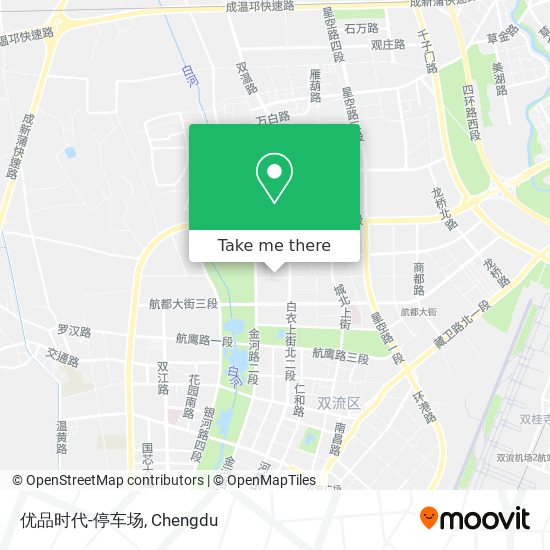 优品时代-停车场 map