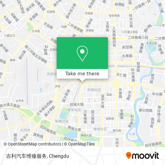 吉利汽车维修服务 map
