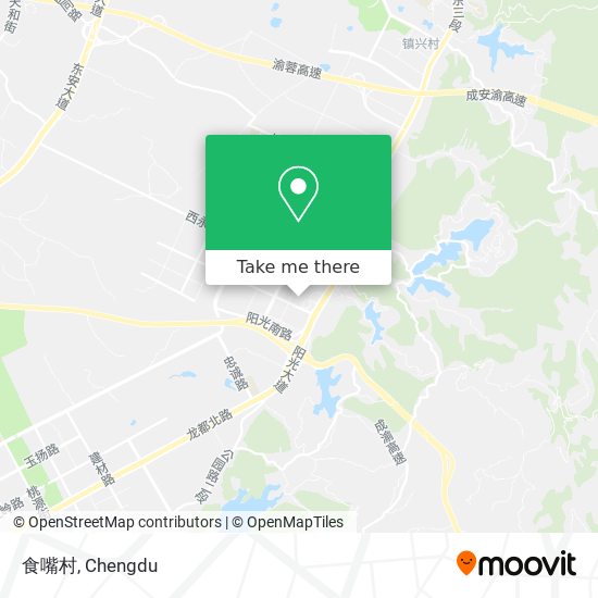 食嘴村 map