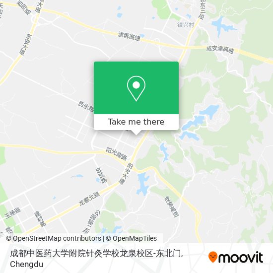 成都中医药大学附院针灸学校龙泉校区-东北门 map