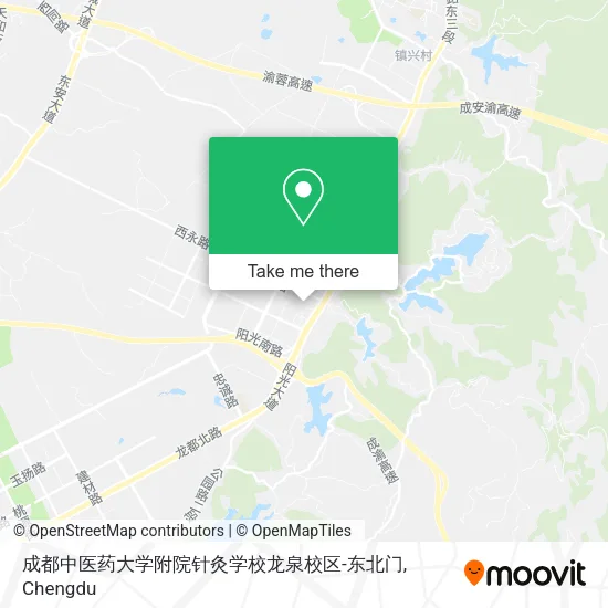 成都中医药大学附院针灸学校龙泉校区-东北门 map