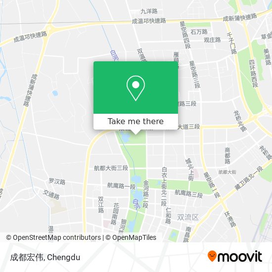 成都宏伟 map