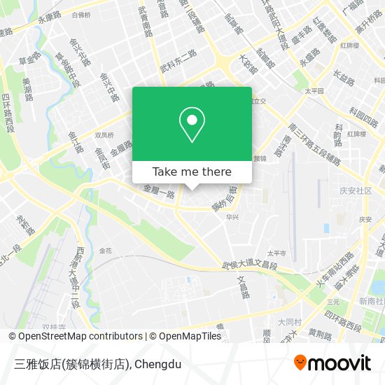 三雅饭店(簇锦横街店) map