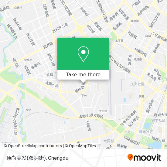 顶尚美发(双拥街) map