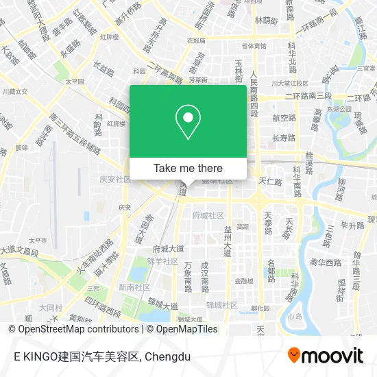 E KINGO建国汽车美容区 map