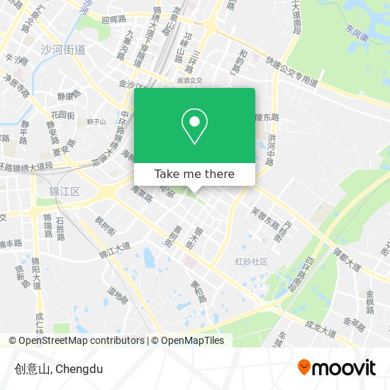创意山 map