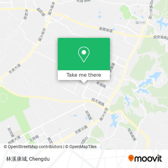 林溪康城 map
