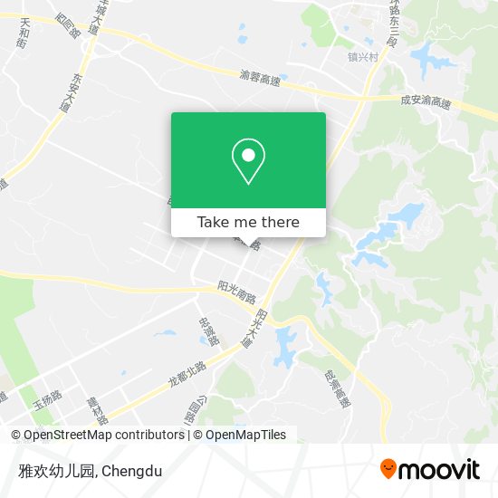 雅欢幼儿园 map