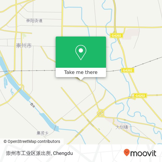 崇州市工业区派出所 map
