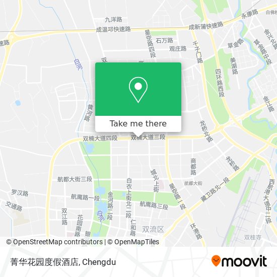 菁华花园度假酒店 map