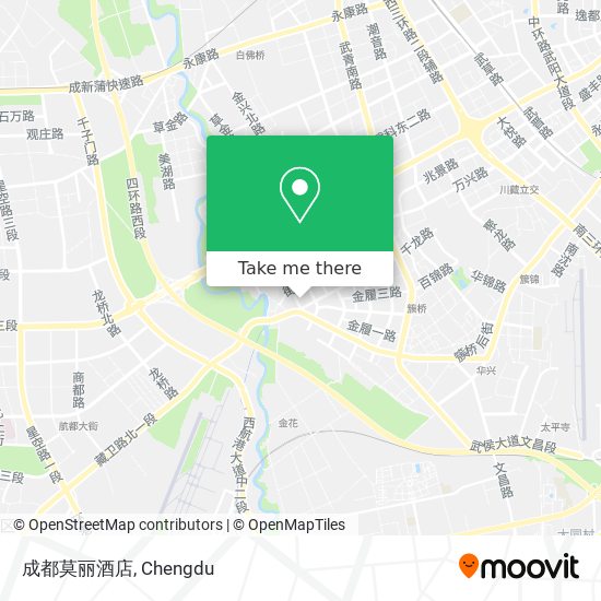 成都莫丽酒店 map