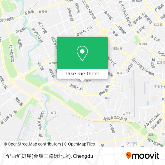 华西鲜奶屋(金履三路绿地店) map