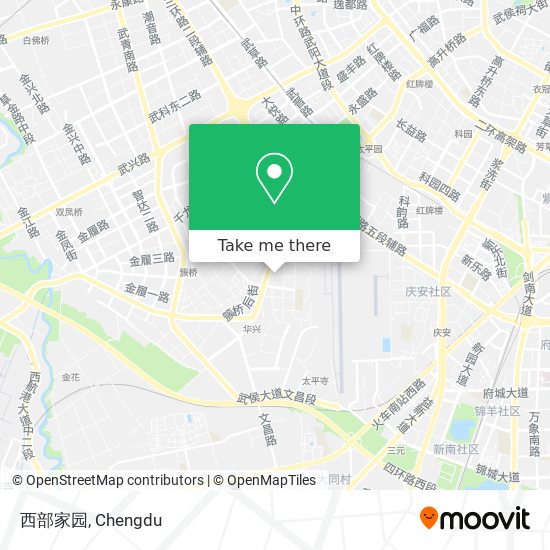 西部家园 map