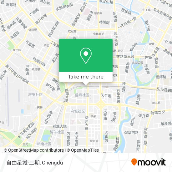 自由星城-二期 map