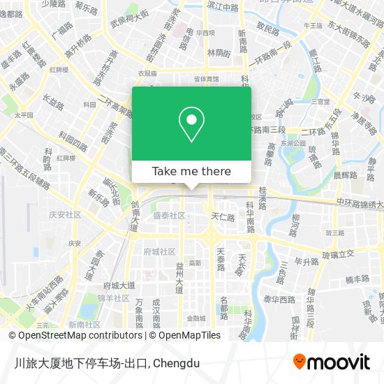 川旅大厦地下停车场-出口 map