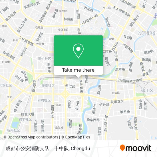 成都市公安消防支队二十中队 map