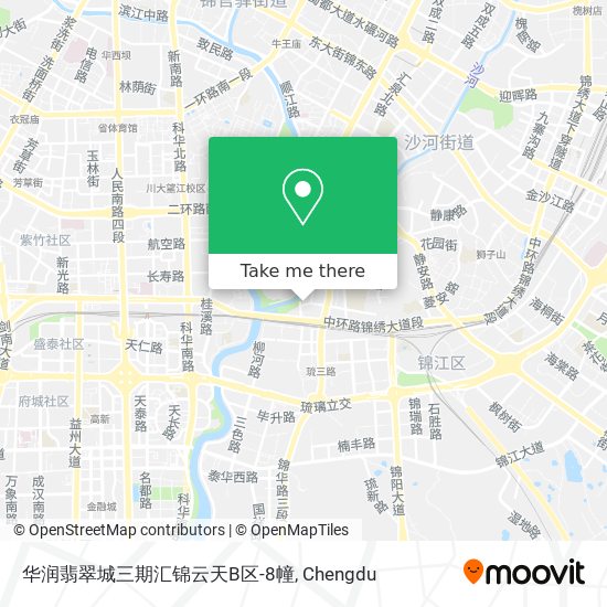 华润翡翠城三期汇锦云天B区-8幢 map