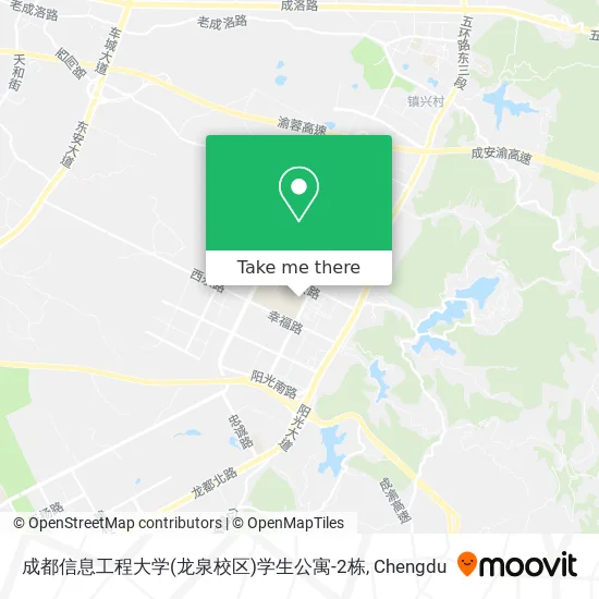 成都信息工程大学(龙泉校区)学生公寓-2栋 map