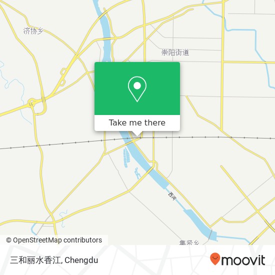 三和丽水香江 map