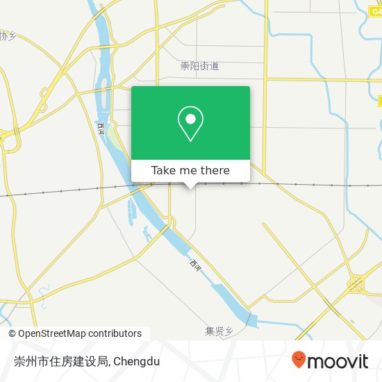 崇州市住房建设局 map