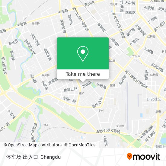停车场-出入口 map