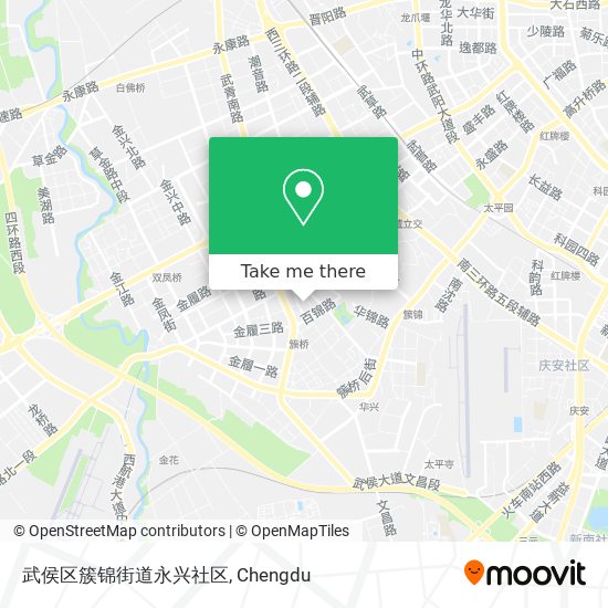 武侯区簇锦街道永兴社区 map