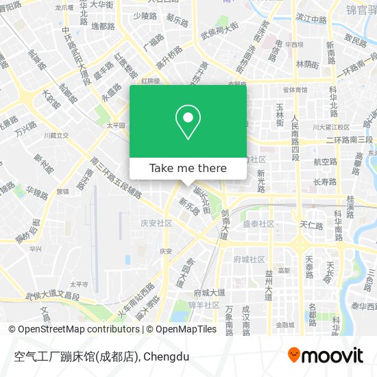 空气工厂蹦床馆(成都店) map