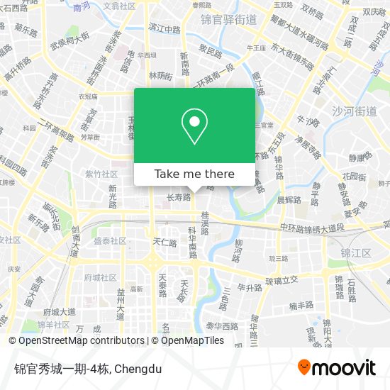 锦官秀城一期-4栋 map