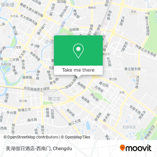 美湖假日酒店-西南门 map