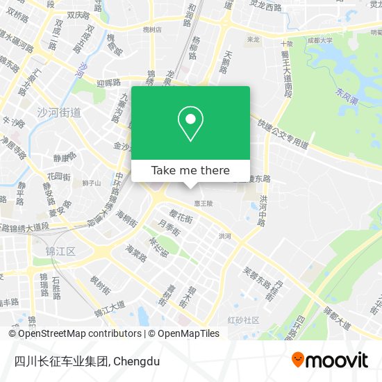 四川长征车业集团 map