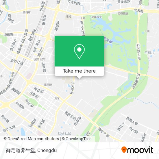 御足道养生堂 map