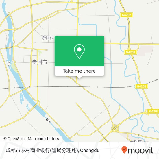 成都市农村商业银行(隆腾分理处) map
