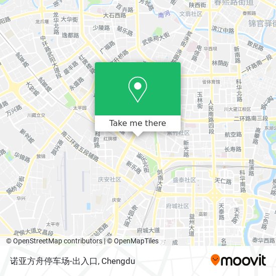 诺亚方舟停车场-出入口 map