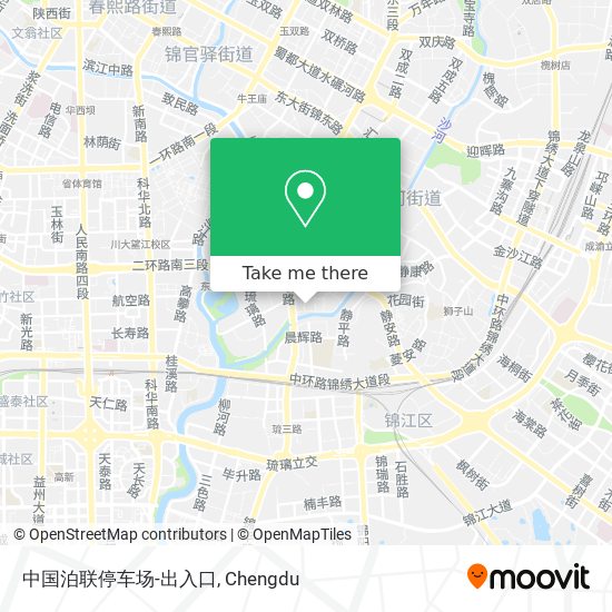 中国泊联停车场-出入口 map