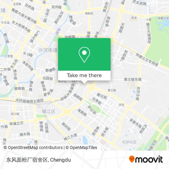 东风面粉厂宿舍区 map