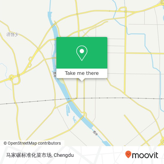 马家碾标准化菜市场 map