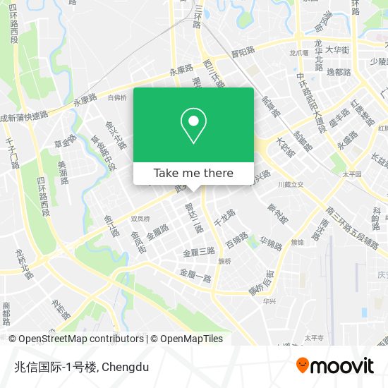 兆信国际-1号楼 map