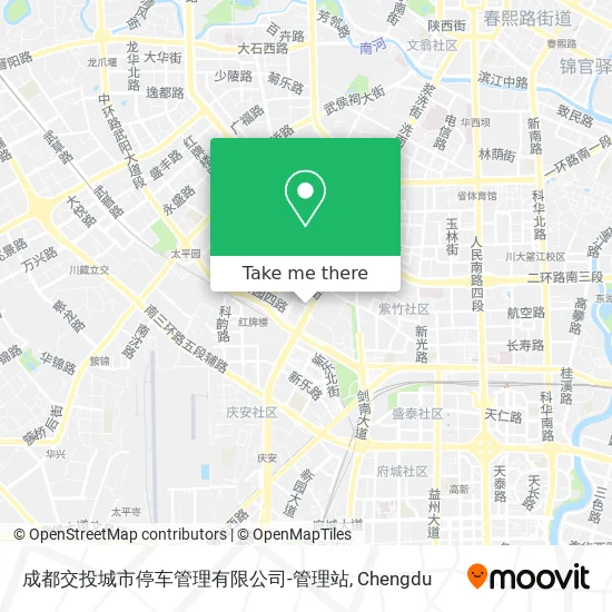 成都交投城市停车管理有限公司-管理站 map
