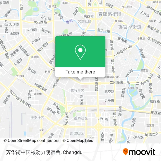 芳华街中国核动力院宿舍 map