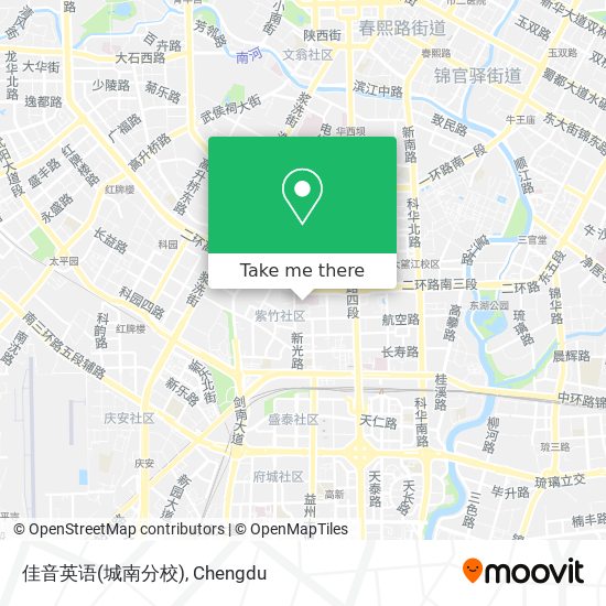 佳音英语(城南分校) map