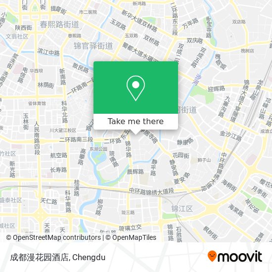 成都漫花园酒店 map
