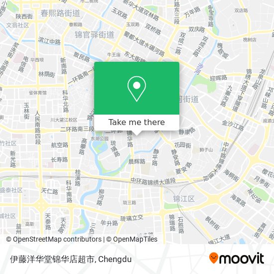伊藤洋华堂锦华店超市 map