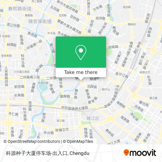 科源种子大厦停车场-出入口 map