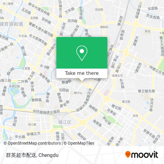 群英超市配送 map