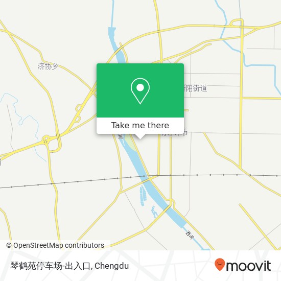 琴鹤苑停车场-出入口 map