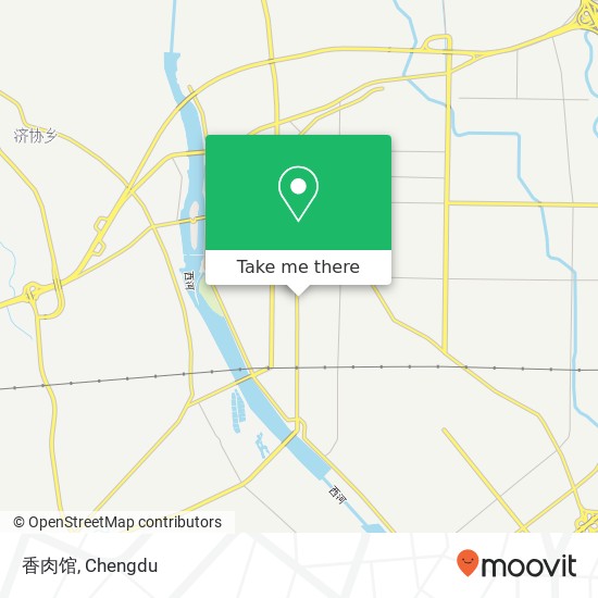 香肉馆 map