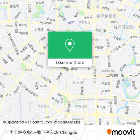 丰尚玉林商务港-地下停车场 map