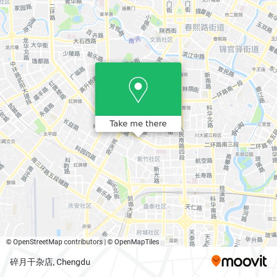 碎月干杂店 map
